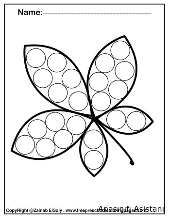 SONBAHAR YAPRAKLARI PON PON BOYAMA