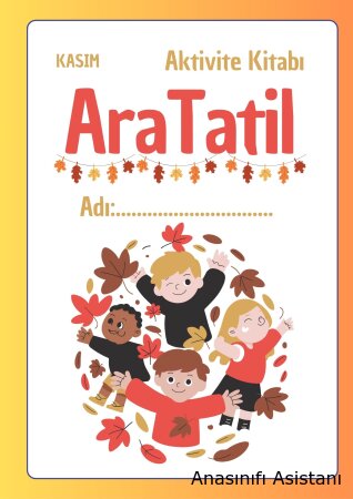 Okul Öncesi Ara Tatil Etkinlik Kitapçığı (Ücretsiz PDF)